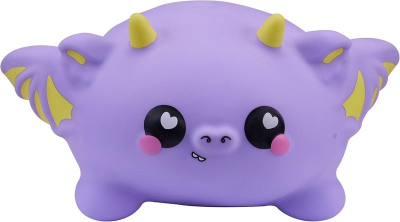 Smooshzees Snugzees, Puffin, Purple Dragon, Collectable Characters, Supersoft, Cuddly and Squishy! - Image 2